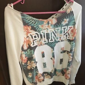 VS Pink Tropical Sweater